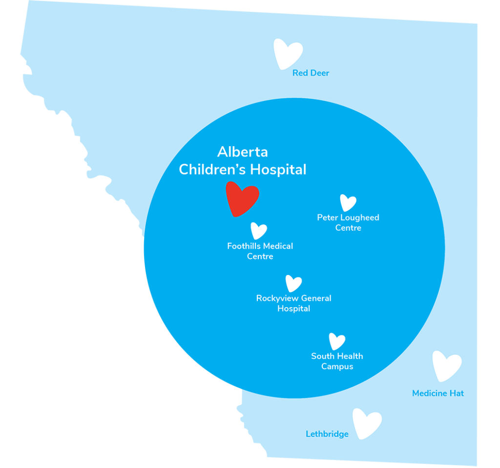 Alberta Map of Areas to Expand services